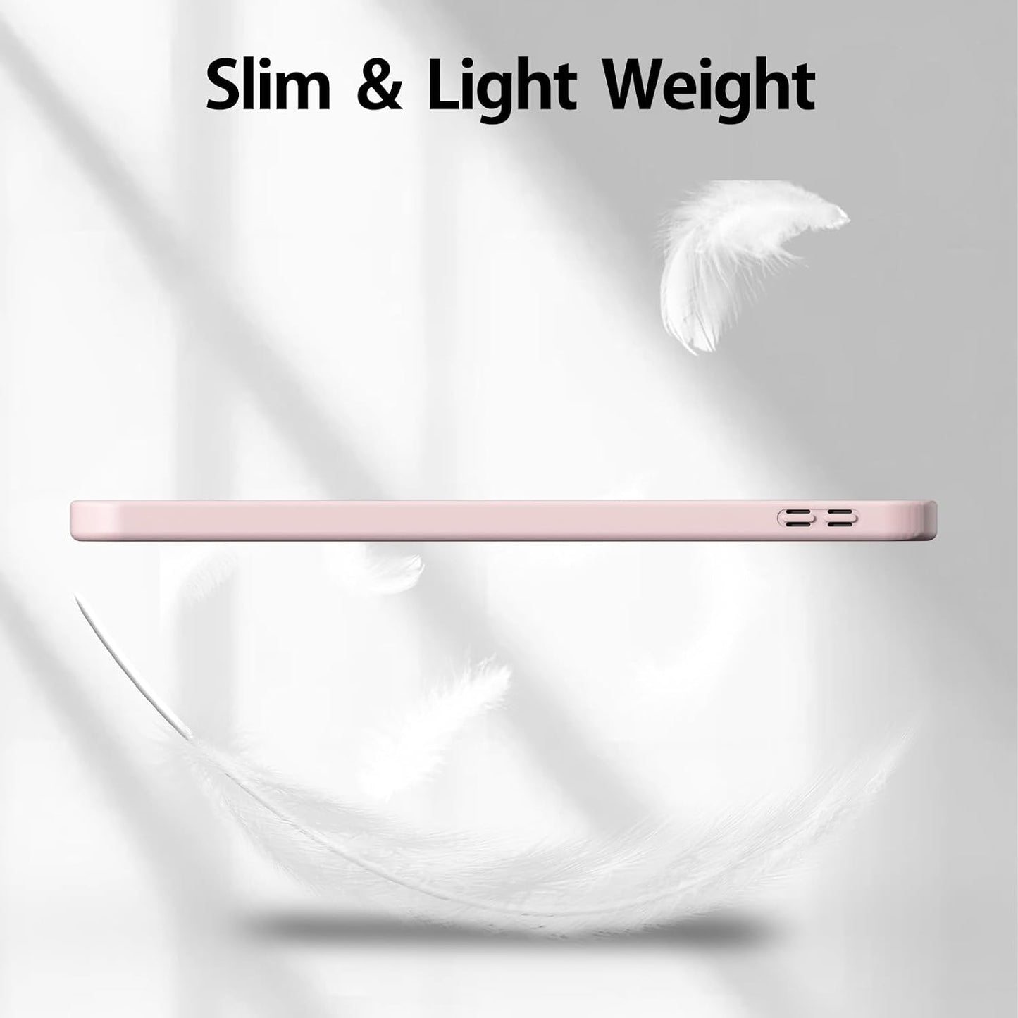 kenke 11/10th 11/10.9 inch 2025 A16/2022, for iPad Gen Case with Pencil Holder Soft TPU Back Shell Hybrid Slim Trifold