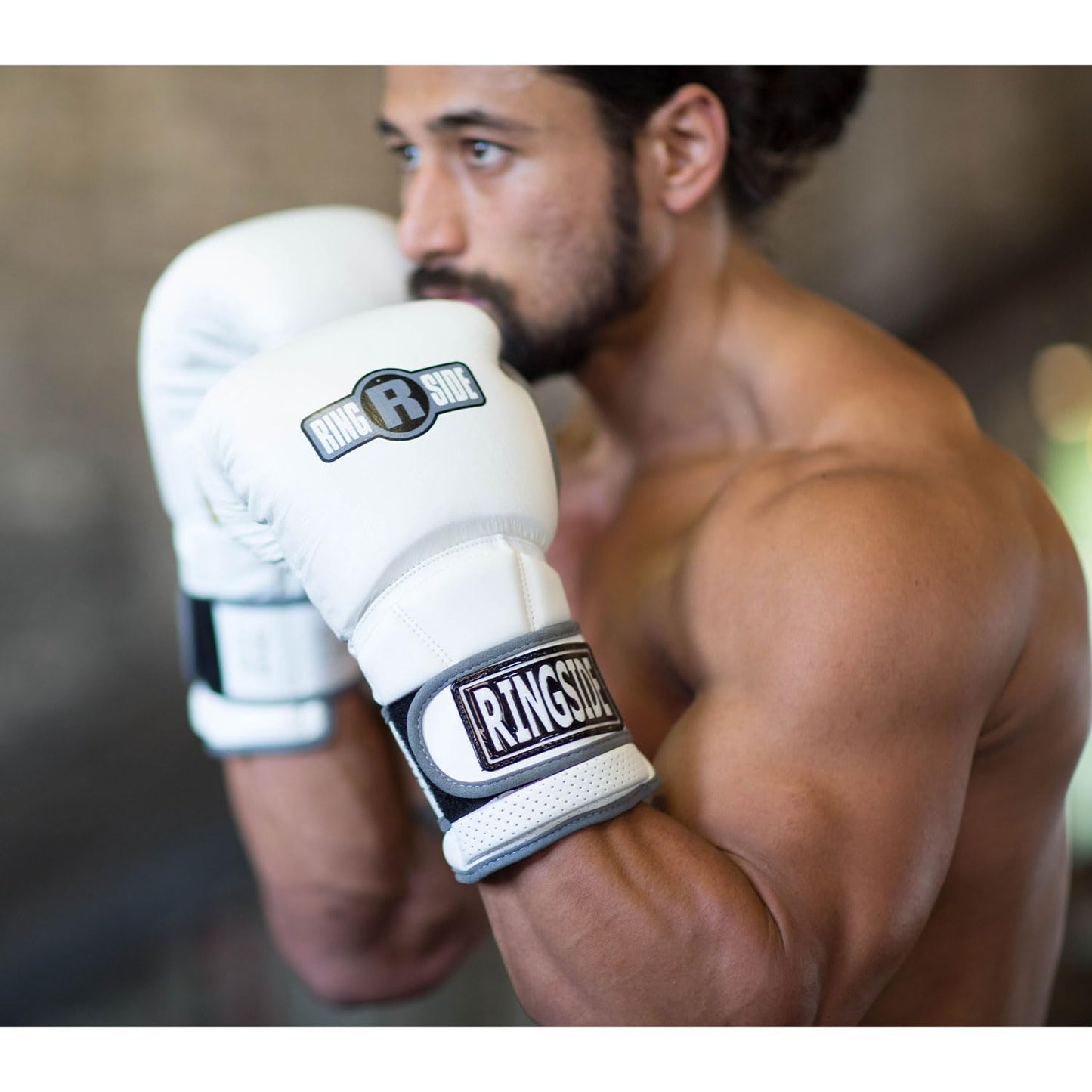 Ringside Gel Shock Safety Boxing Sparring Gloves, 16 oz., Black/Gray