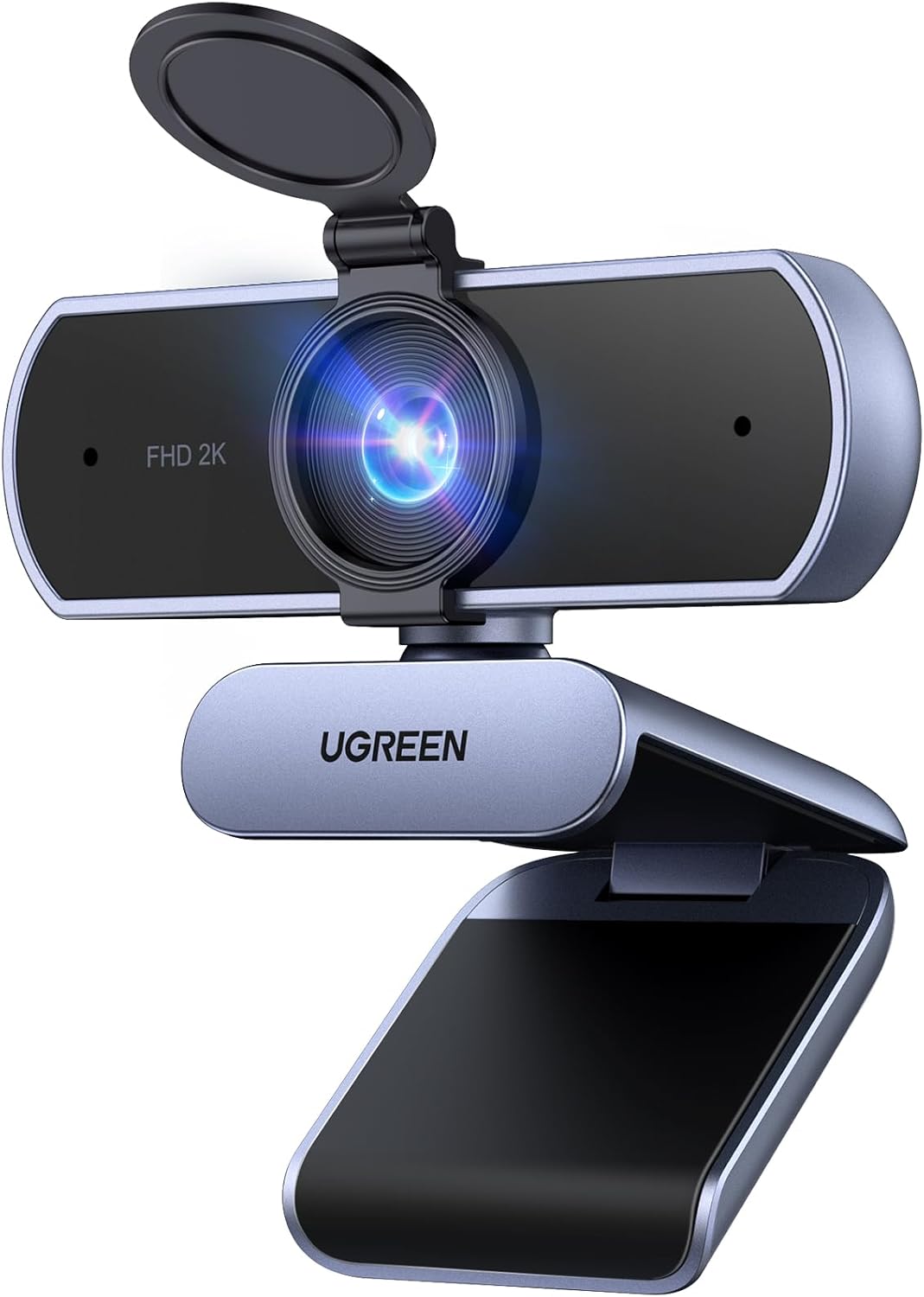 UGREEN 2K 1080P Webcam for PC Ultra HD Computer Webcam with Microphone, PC Camera with Privacy Cover, USB Web Camera