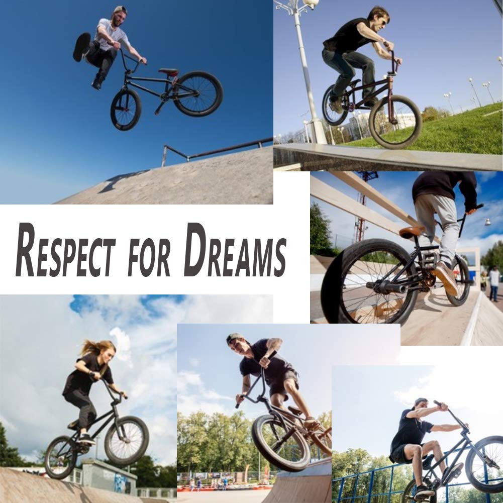 SMALLSTARIII Bike Pegs 2Pcs Aluminum Alloy Anti-Skid Lead Foot Bicycle Pegs 3/8 inch Axles