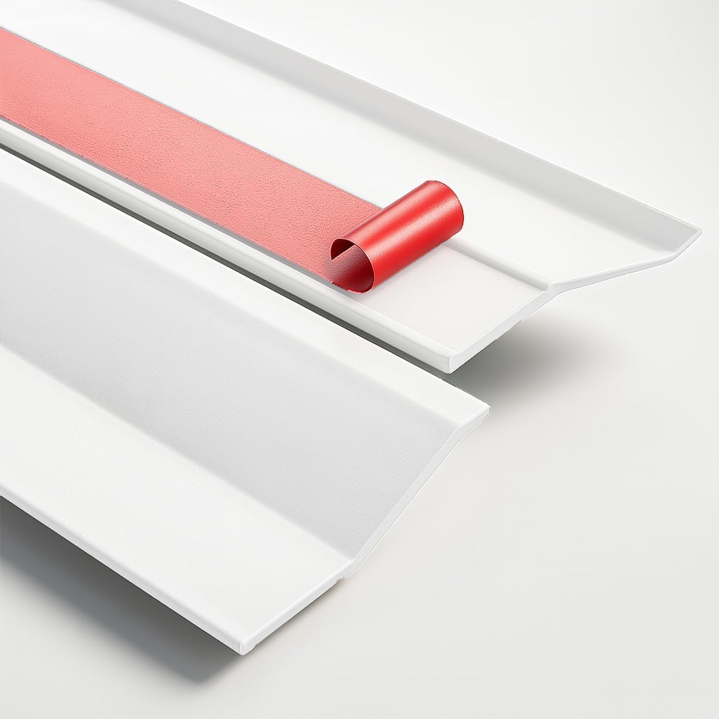 Ginchain Garage Door Seal Top and Sides - 36FT Garage Door Weather Stripping Side Insulation Trim Seal - Ease of Installation (White)
