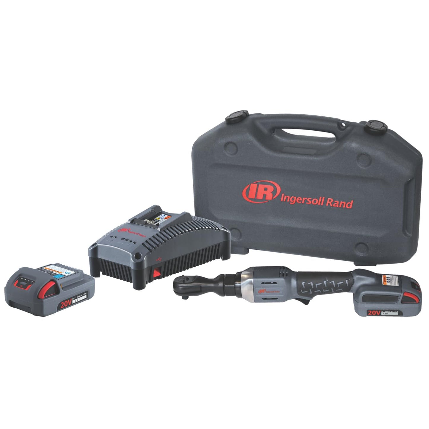 Ingersoll Rand R3130-K22 3/8" 20V Cordless Ratchet Wrench 2 Battery Kit, 54 ft-lb Torque, 225 RPM