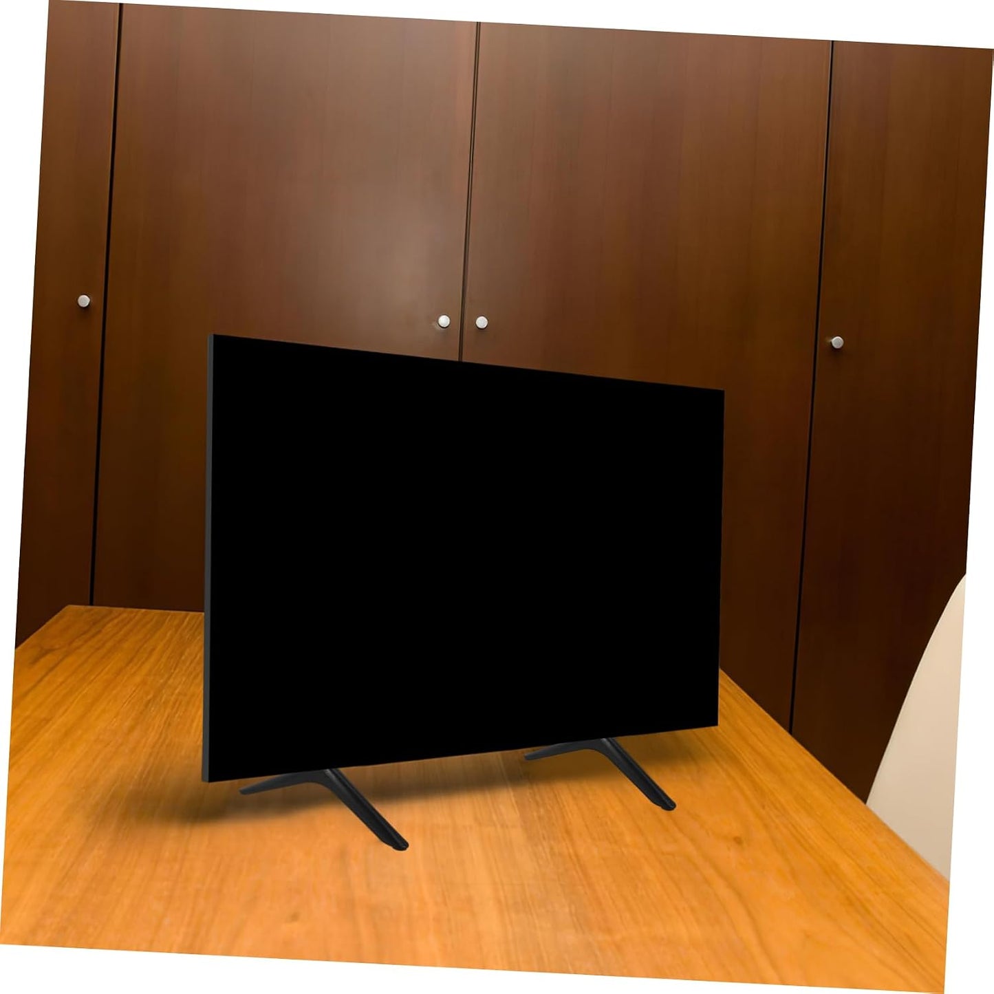 SOLUSTRE Portable TV Stand - Easy Installation with Hidden Viewing Frame