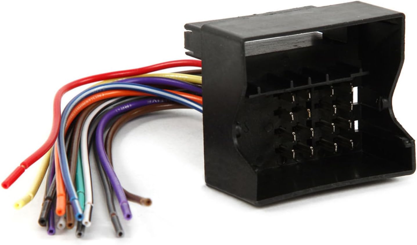 VW03B 2002 Scosche Compatible with Select and up Volkswagen Power/Speaker Connector / Wire Harness for Aftermarket