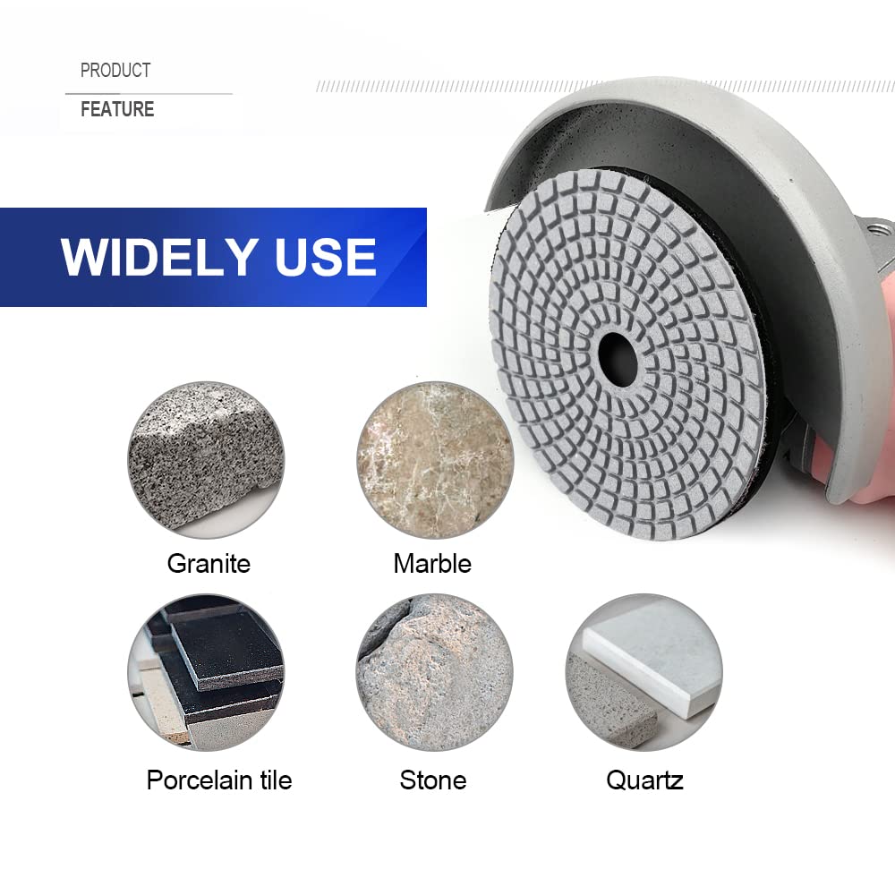SHDIATOOL Diamond Tile Drill Bits Kit 15pcs, Porcelain Hole Saw Sets, Core Bits Cutter for Drilling Ceramic Marble Granite (6/8/10/20/25/35/50/75/100/20MM/2/SDS/HEX/6MM/4.5”)