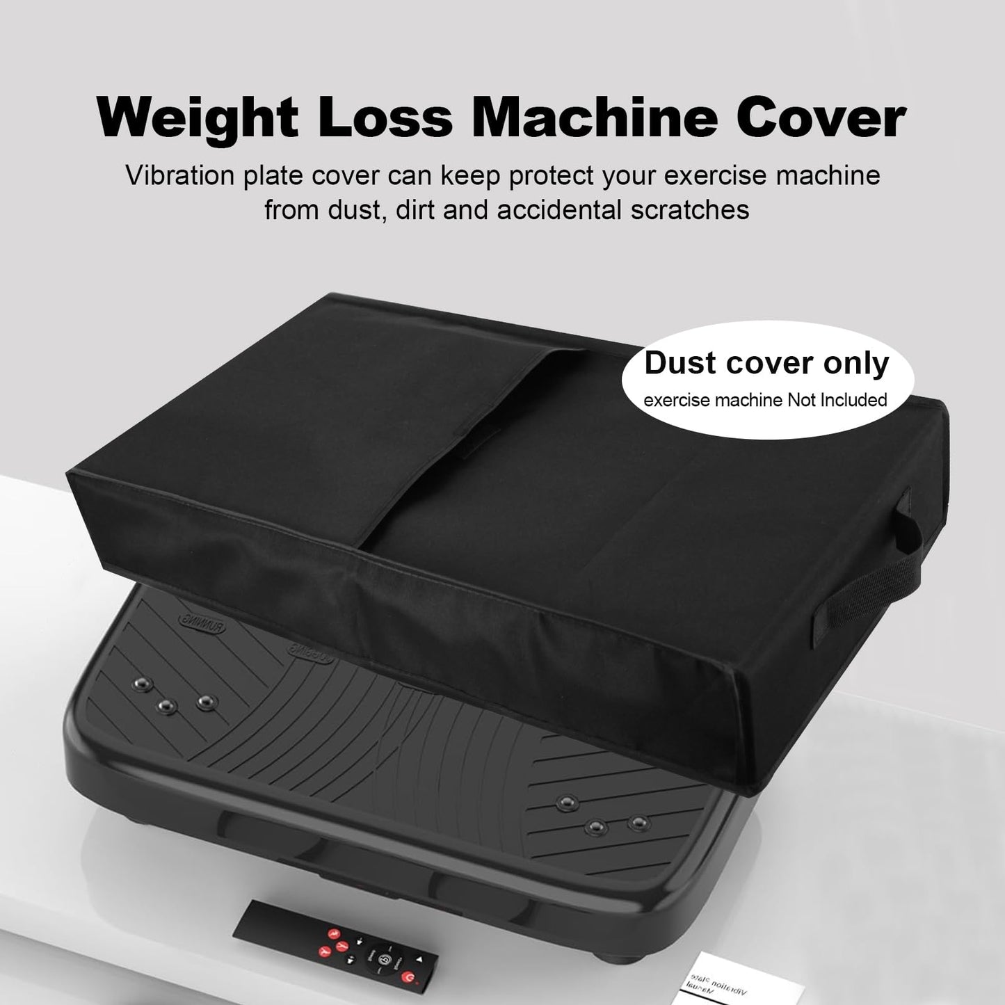 Vibration Plate Dust Cover Lid Heavy Duty Waterproof Dustproof Nylon Protective Cover Case for AXV/for SoftGym Vibration Plate Weight Loss Machine Exercise Machine /Vibration Platform Machines