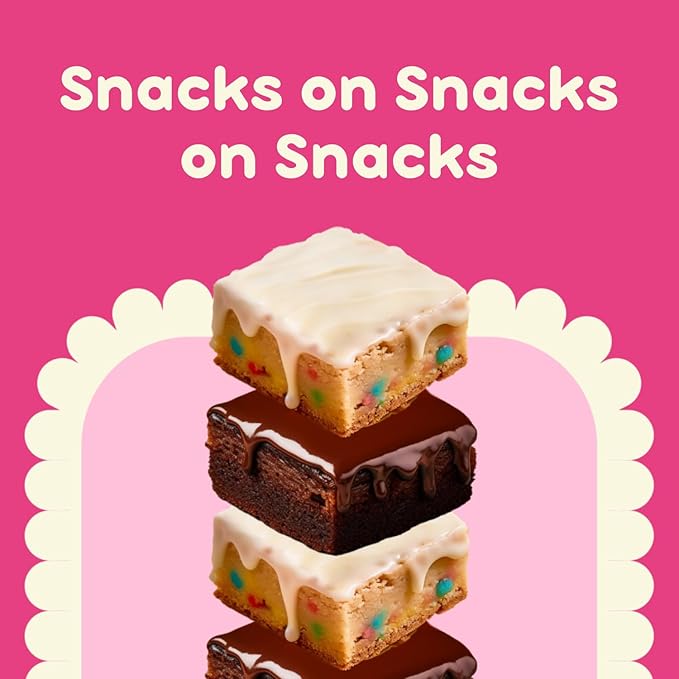 Prime Bites Protein Brownie from Alpha Prime Supplements | High Protein, Collagen Fortified Low Sugar Treat | Delicious Snack | 12 Bars per Box (Cookie Dough Bites)
