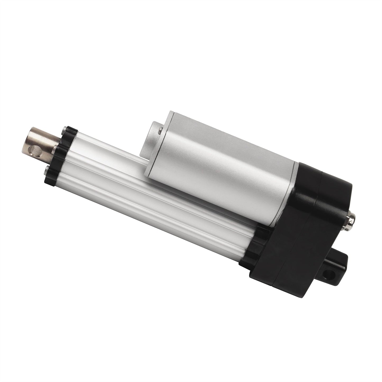 Progressive Automations 24V Water-Resistant Linear Actuator - 6 inches Stroke, 450 lbs Force, IP66 for Industrial, Solar Usage, Brushed DC Electric Motor & Stainless Steel Stroke Rod, PA-10