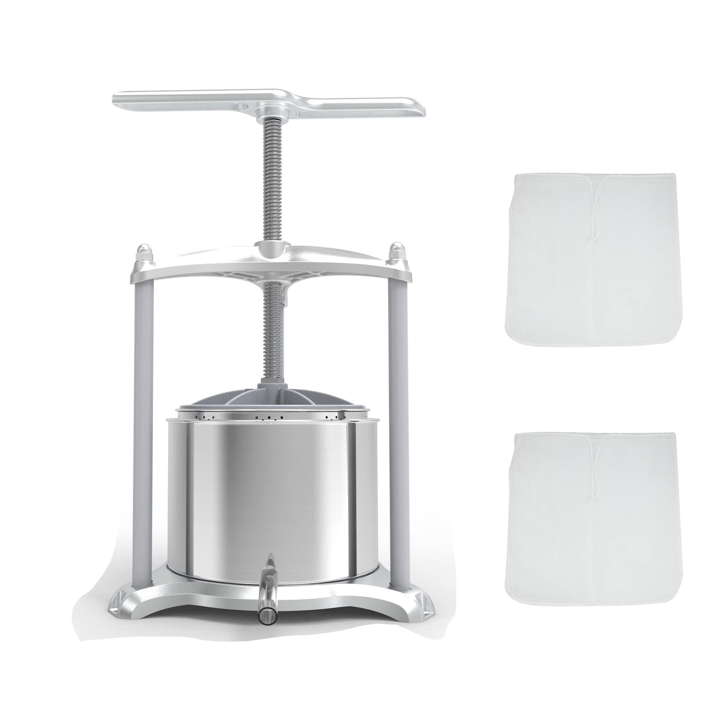 EJWOX Vegetables, Cheese,Tincture, Herbal Manual Press with Cheesecloth Bags Filter Bag