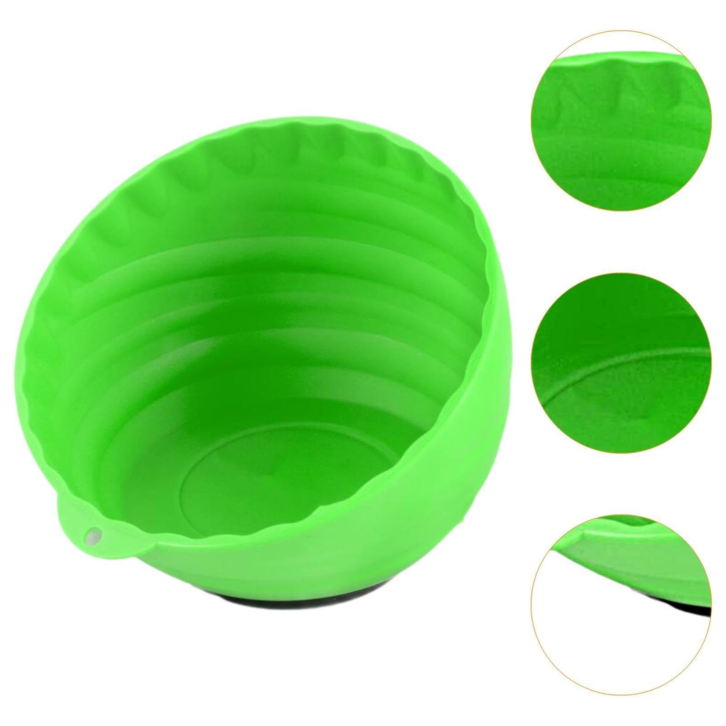 rockible Gym Chalk Bowl Gym Chalk Container Convenient Storage Bowl Chalk Holder for Gymnastics Deadlifting Barbell Training Athletes, Green