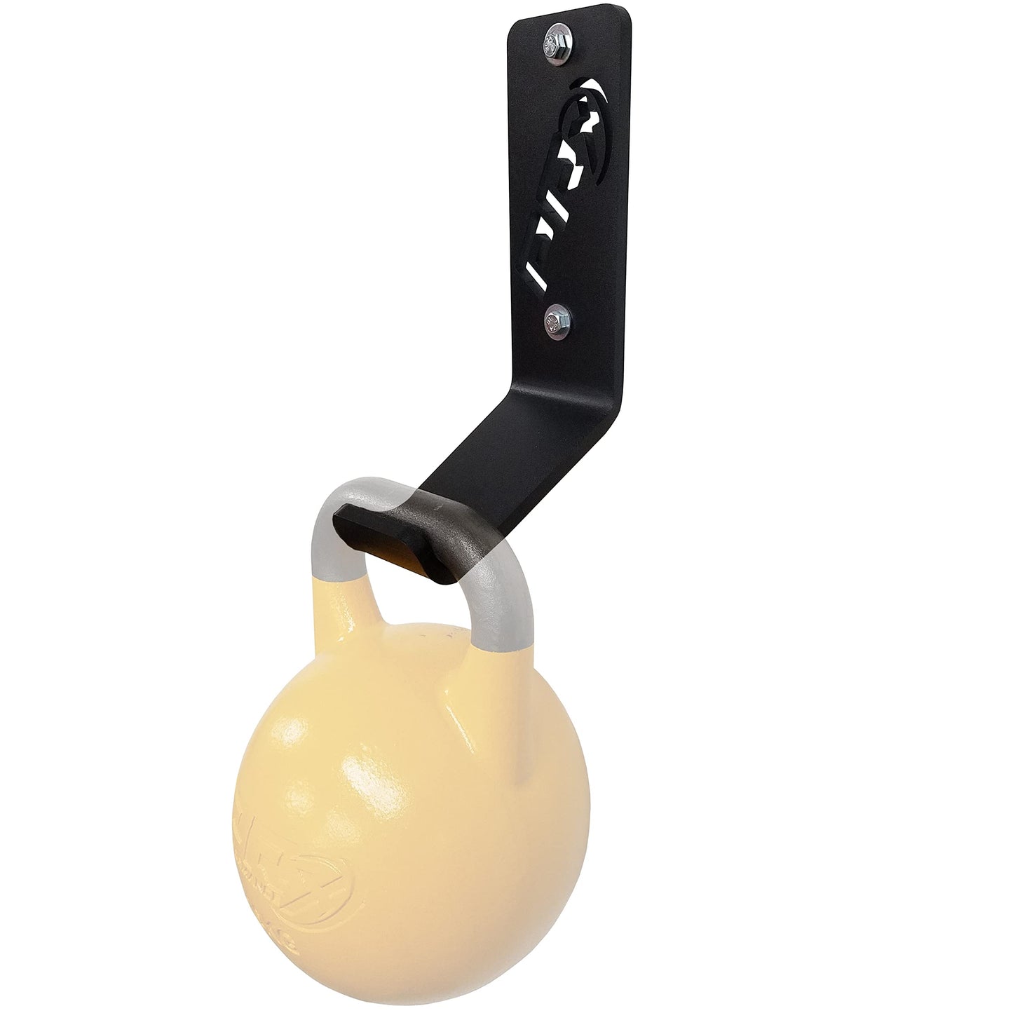 PRx Performance Kettlebell Storage Holder (1), Wall Mounted Kettle Bell Holder Hanger, Space Saving Home or Commercial Gym Accessory, USA Made Steel with Black Powder Coating…