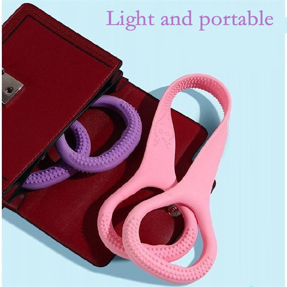 Kvittra Figure 8 Fitness Resistance Band, Arm|Back Training Elastic Ropes - Pure Barre Workout Chest Arm and Shoulder Stretch Bands Exercise Equipment for Physical Therapy,Yoga,Pilates, Stretching