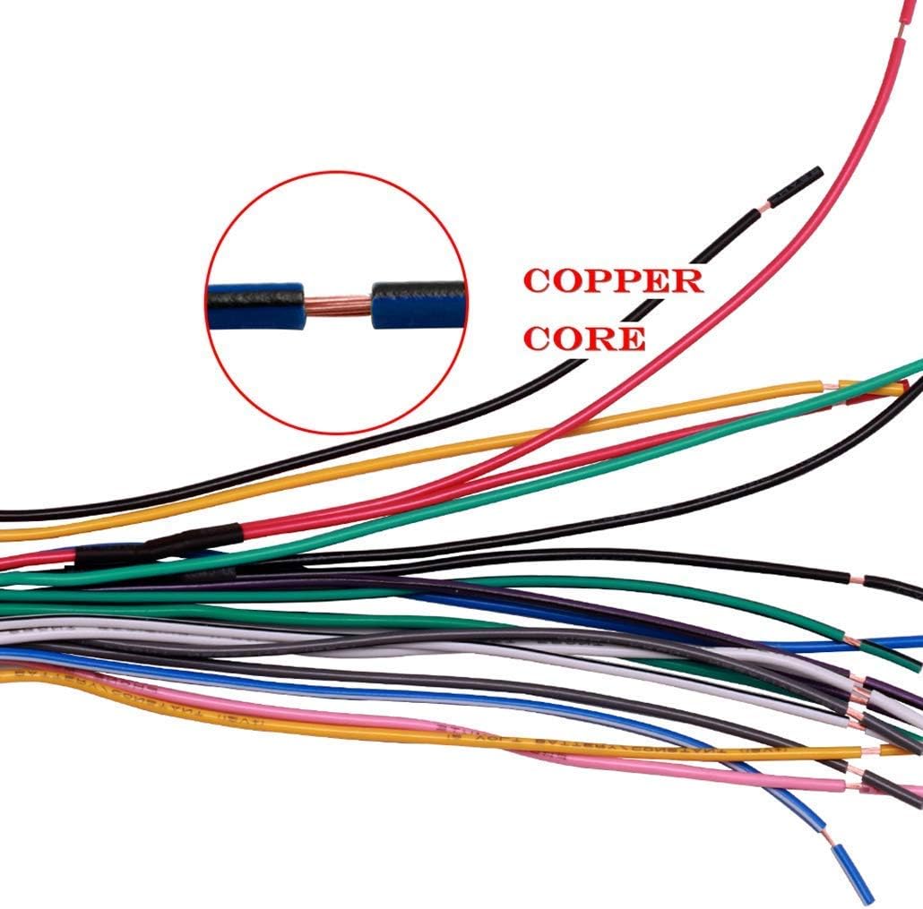20-pin Subaru/2007-2019 70-7552 Headunit/Radio Wiring Harness with Steering Wheel Switch Wires Compatible with Nissan |