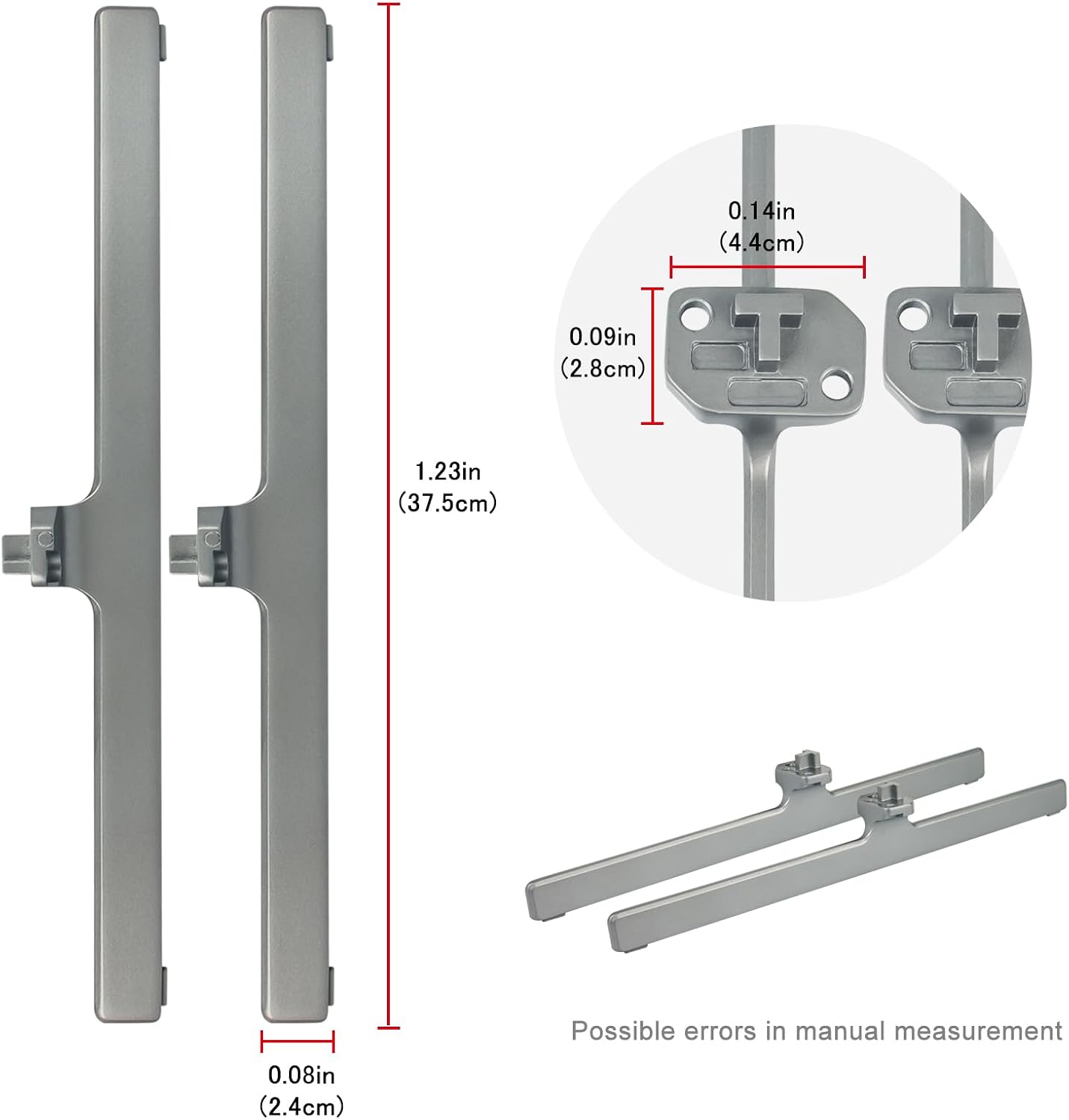 Beyution 75U6H Base Stand Legs fit for Hisense TV - Replacement TV Legs with Screws fit for Hisense TV - TV Stand Legs