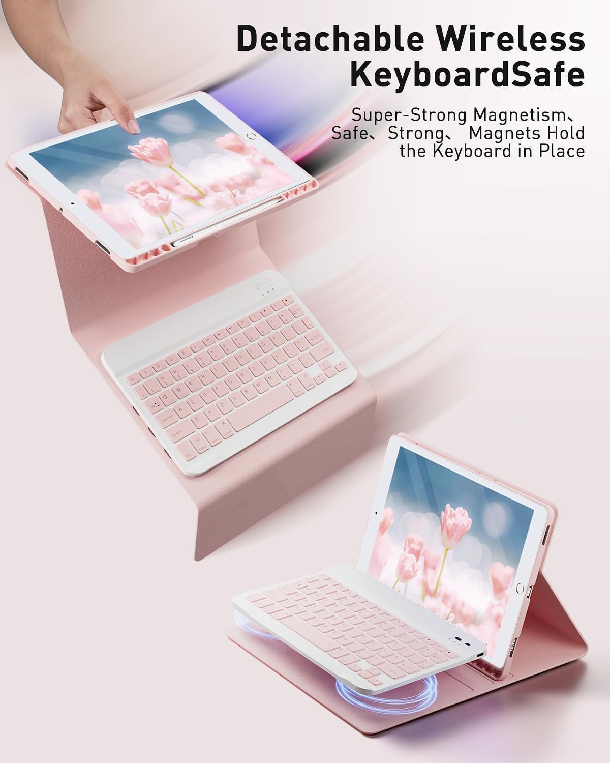 TUNKARMOR 9.7 inch 6th/5th 2018/2017 2 (2014) 9.7, Keyboard Case for iPad Generation, Model, iPad Air - Mouse