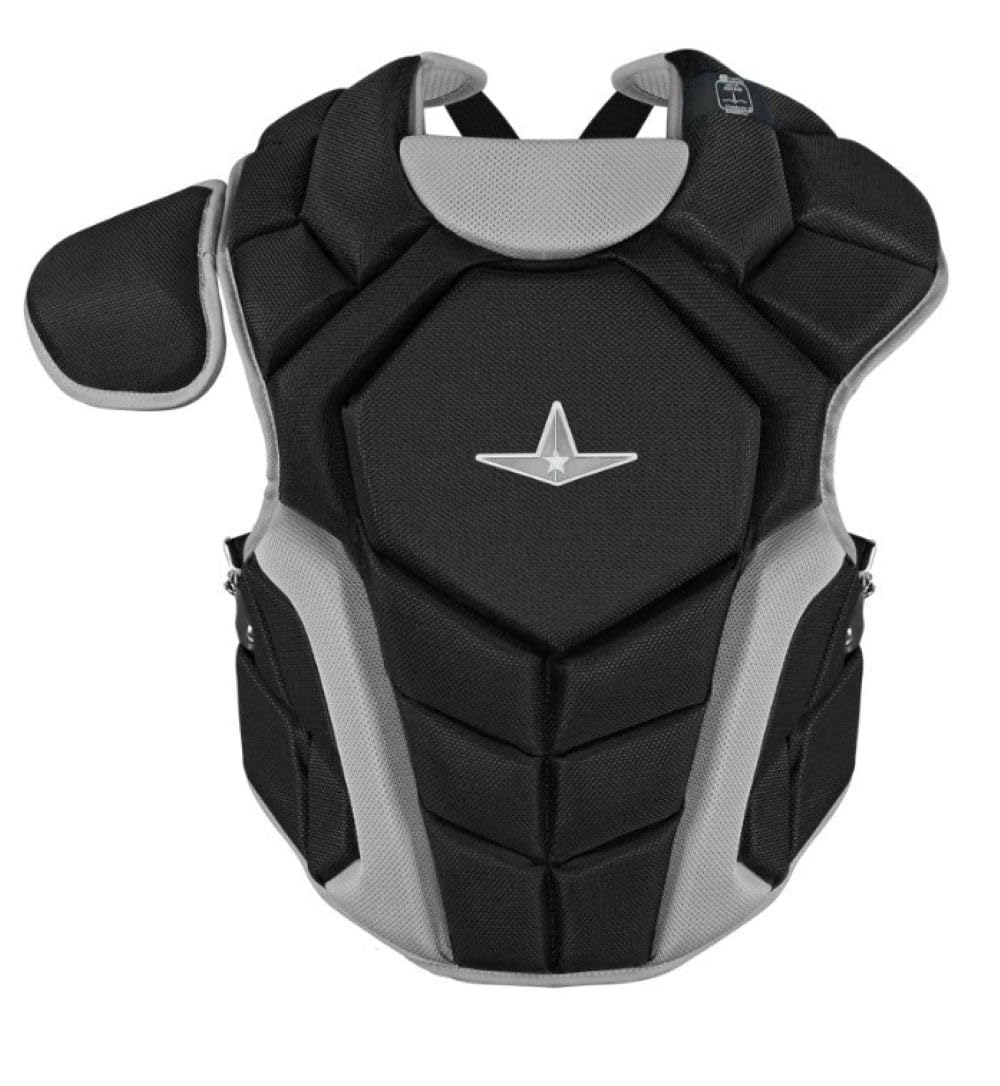 All-Star Top Star Series Baseball Catching Equipment Kit, Meets NOCSAE Standard - Ages 12 to 16, Black