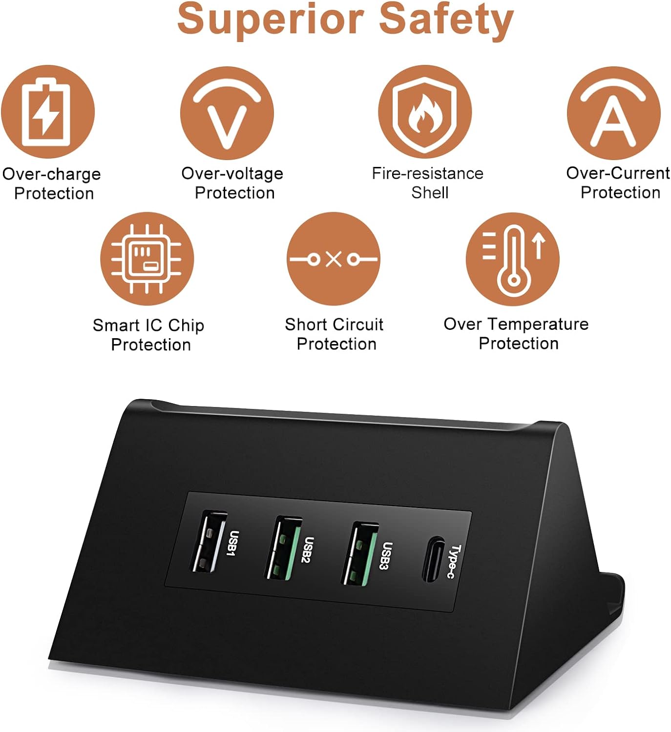 YIPIN HEXHA 12V 24V 5V 68W 12v DC to USB Step Down Converter to USB Multi Port Power Adapter Charger for iPhone Android