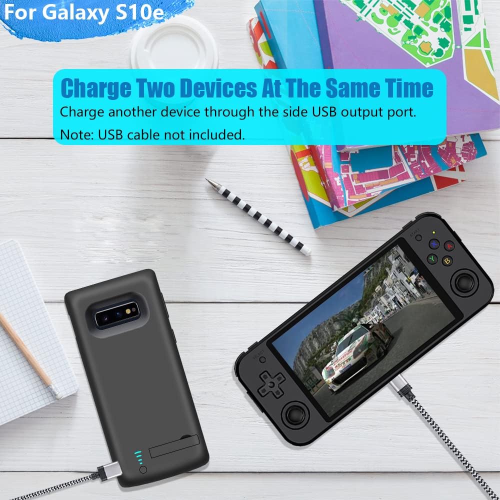 BAHOND S10e, 5000mAh 1.2X (5.8 Inches) Battery Case for Samsung Galaxy Rechargeable Extended Battery Charging Case
