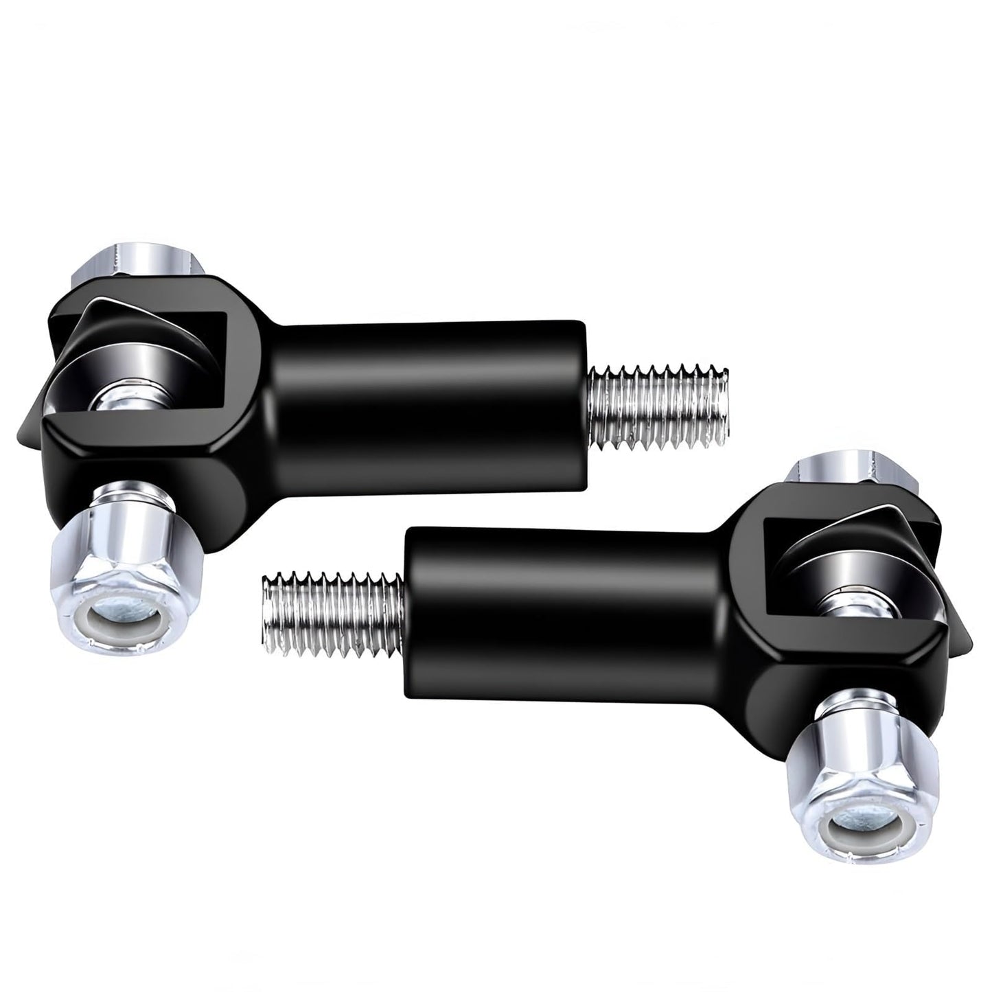 Passenger Foot Peg Support Mount Clevis Kit Compatible With Harley Davidson Softail 2000-2006 (Black)