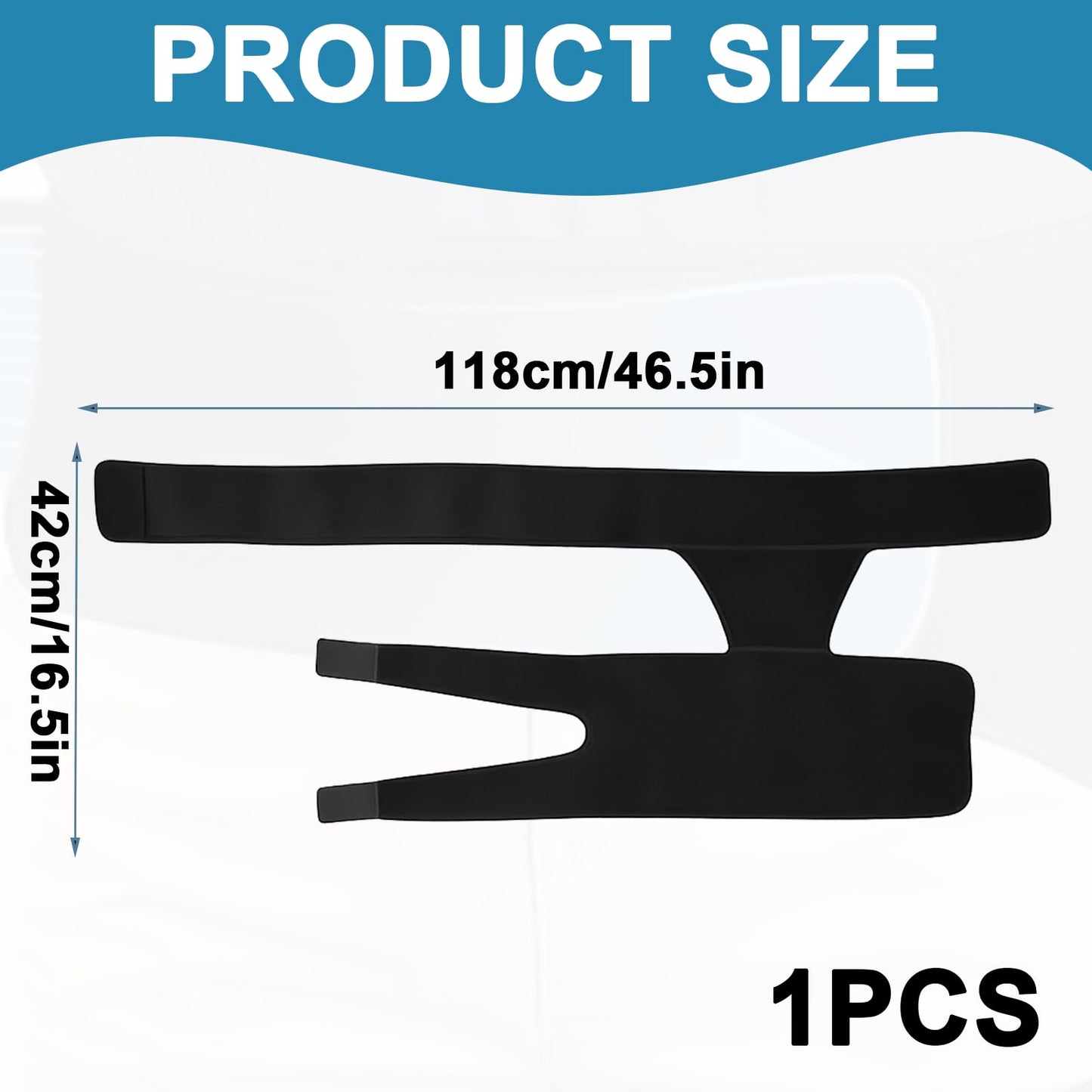 YCYuShen 1 PCS Hip Brace for Women Men, Sciatica Pain Relief Devices, Adjustable Hip Support Brace, Hip Pain Relief, Sciatic Nerve Brace Suitable for Sciatic Nerve, Groin, Thigh, Hamstring(Black)