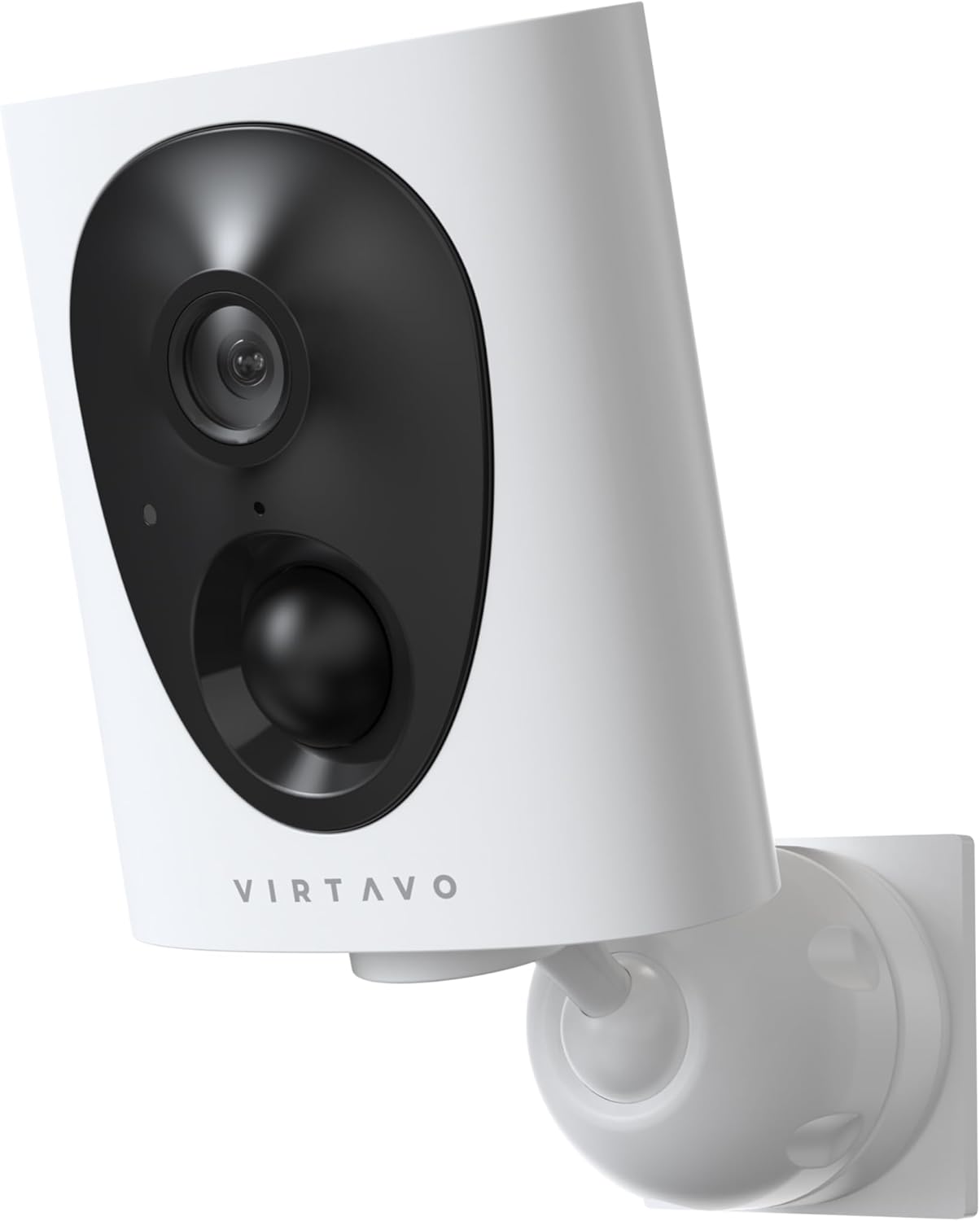 VIRTAVO 2K 2-Way VistaFlask Security Cameras Wireless Outdoor, Battery Powered, AI Motion Detection, for Home Security