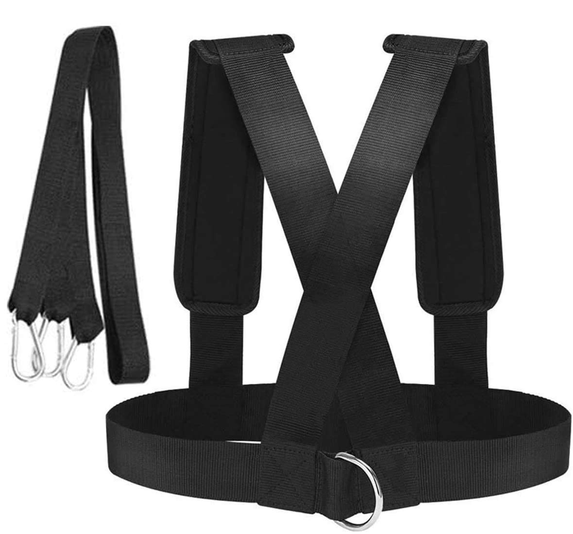 CSTHEN Sled Harness Tire Pulling Harness, Improving Speed,Stamina and StrengthTraining, Fitness Physical Training Resistance Rope Football Workout Equipment