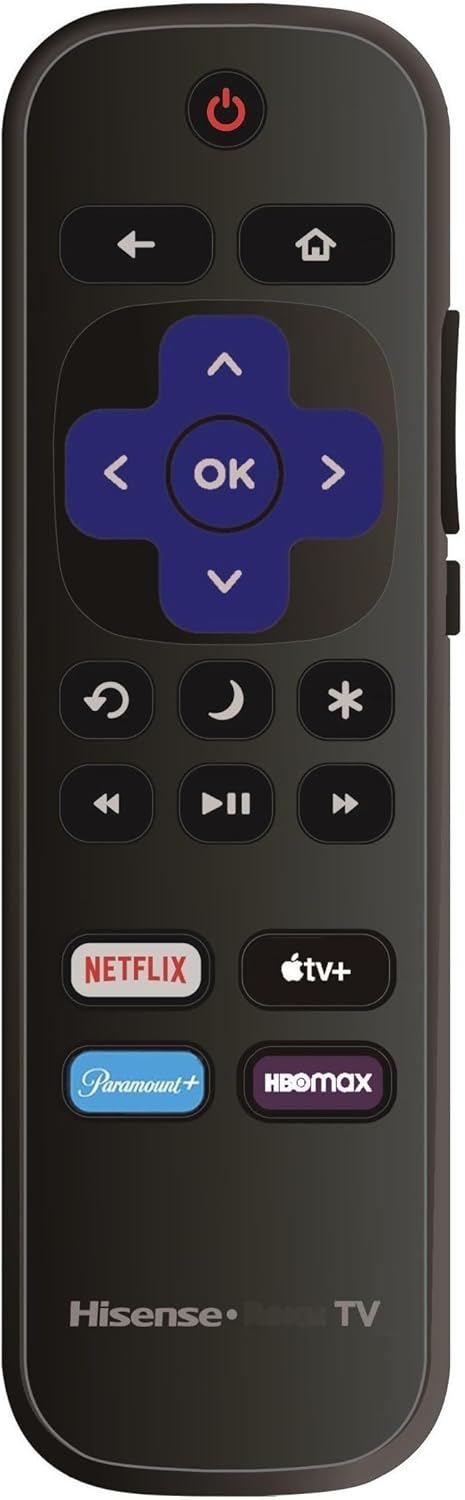 ULTRA PARTS 4K Replacement Remote Control Compatible with All Hisense Roku TV Smart Ultra HDTV Only Works with Hisense