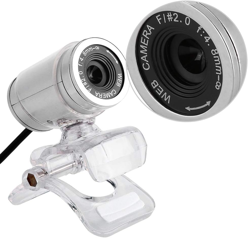 ANGGREK 720P CMOS 360 12 Night-Vision Webcam for Live Streaming Clip-on USB Pro Web Camera Desktop Webcam