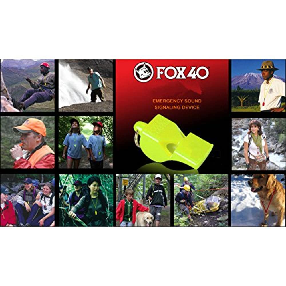 Fox 40 Classic CMG Whistle with Lanyard Referee-Coach, Safety Alert-Pink