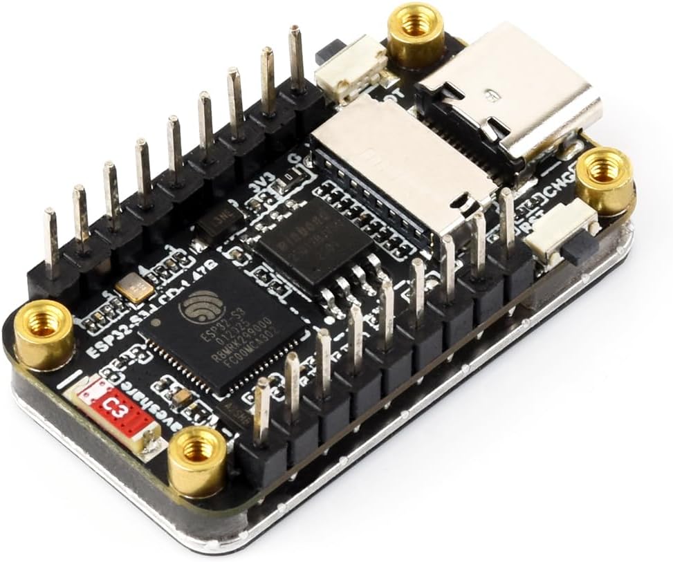 waveshare ESP32-S3 1.47inch 172320 262K 2.4GHz 5 LCD Display Development Board Type B with pre-soldered Header