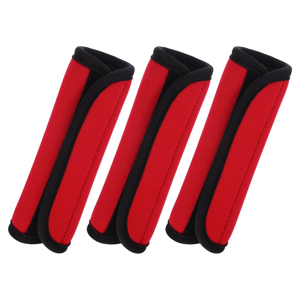 PRETYZOOM Detachable Anti-Slip Pull-up Handle Grip Sleeves Protective Pads for Doorway Bars Dumbbells Barbells Gym Equipment Grip Stability 3 Pack