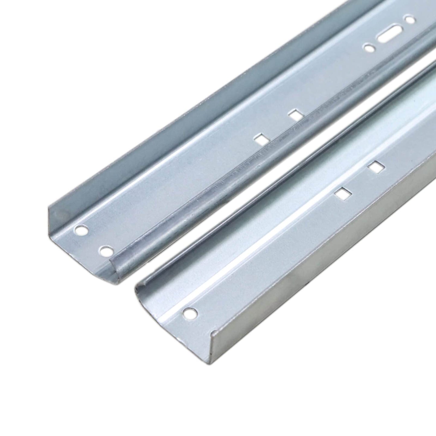Garage Door Vertical Track Replacement,76 Inch Spliced Track for Garage Doors, Galvanized Steel Hardware Tracks for Left and Right Vertical Brackets, Compatible with 2 Inch Rollers