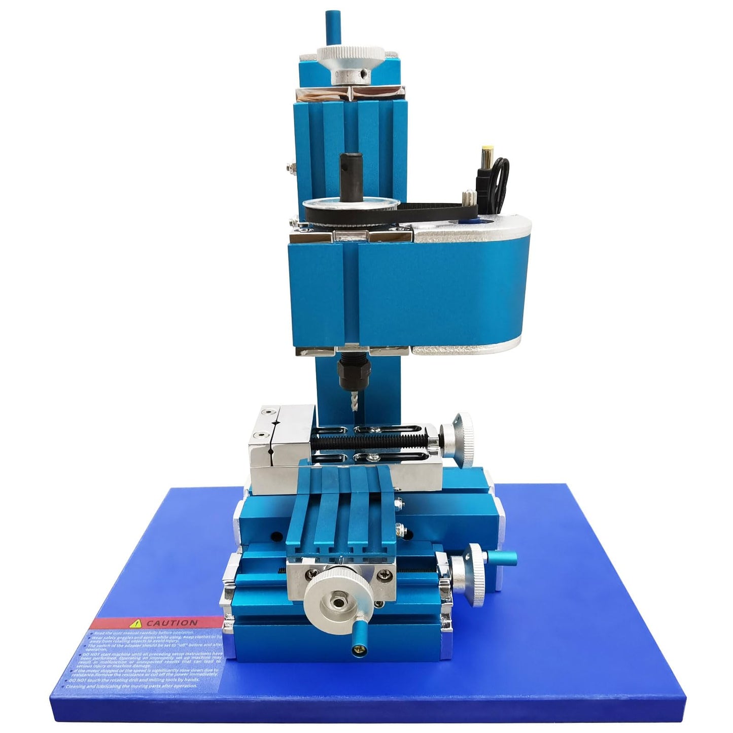 INTBUYING Mini Metal Milling Machine AC100V-240V Mini Drilling and Milling Machine DIY Tool Benchtop Wood Lathe for Educational Model Making