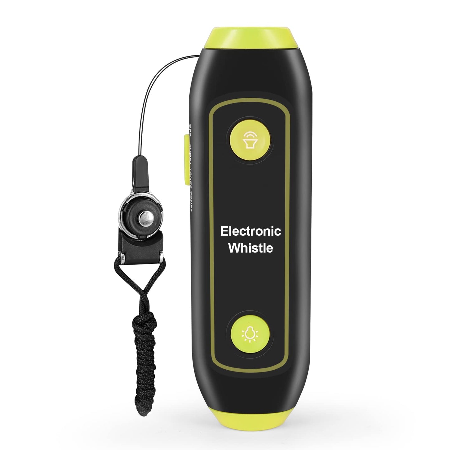 LANRU Electronic Whistle Handheld Electric Whistle with Lanyard Light Flashlight for Coaches Referees P.E. Teacher