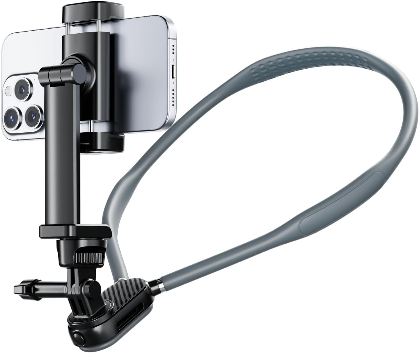 Hamillar 4-7 Inch Pro/Insta360X5/DJI360 Camera Phone Chest Neck Mount Holder for Video Recording iPhone Samsung Phones