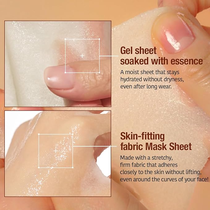 GOODAL Retinol + Black Carrot Gel Sheet Mask ??Intensive Hydration & Pore-Lifting, Cooling, Skin-Firming Facial Mask [1EA]
