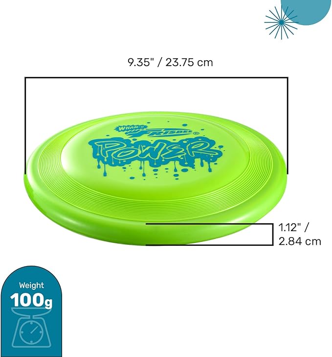 Wham-O Frisbee Fastback Flying Disc, 9.35 Inch Dog-Friendly Lightweight Sports Disc Toy for Outdoor Beach Backyard Games,Team Sports and Family Fun - 100g