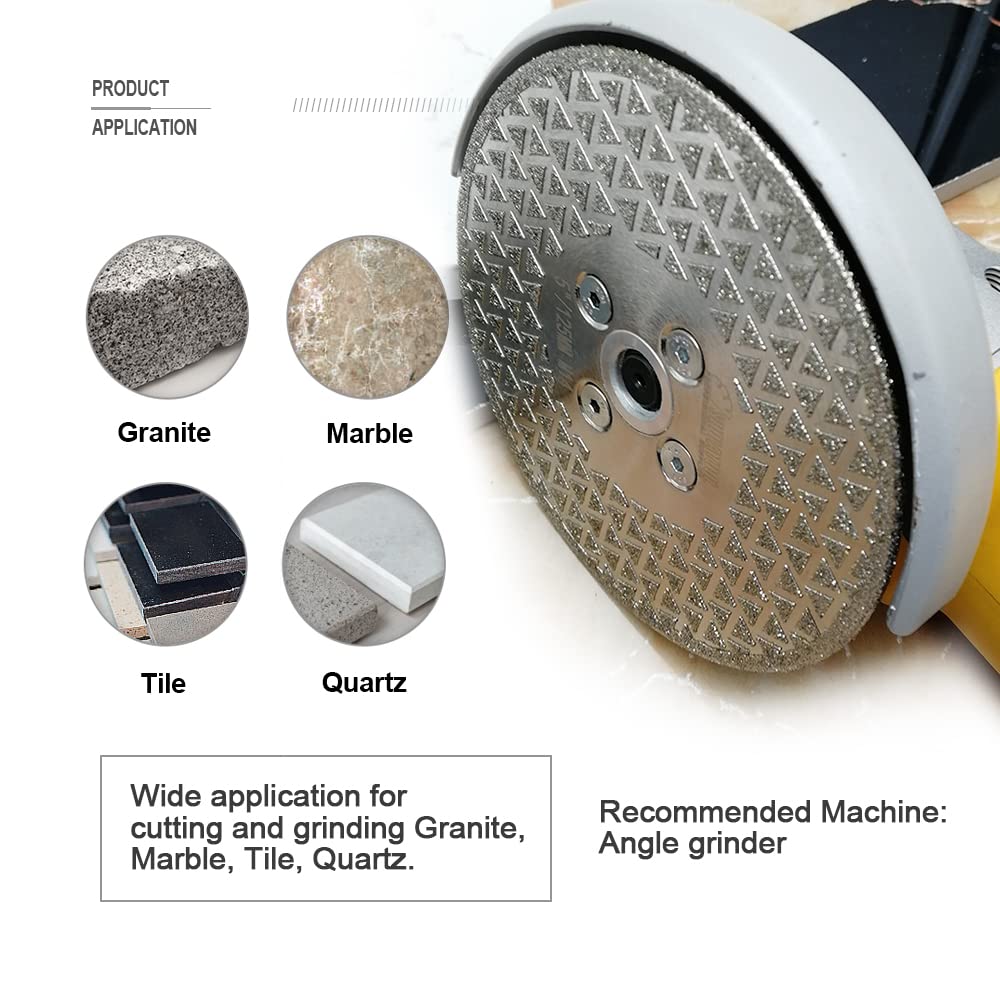 SHDIATOOL Diamond Tile Drill Bits Kit 15pcs, Porcelain Hole Saw Sets, Core Bits Cutter for Drilling Ceramic Marble Granite (6/8/10/20/25/35/50/75/100/20MM/2/SDS/HEX/6MM/4.5”)