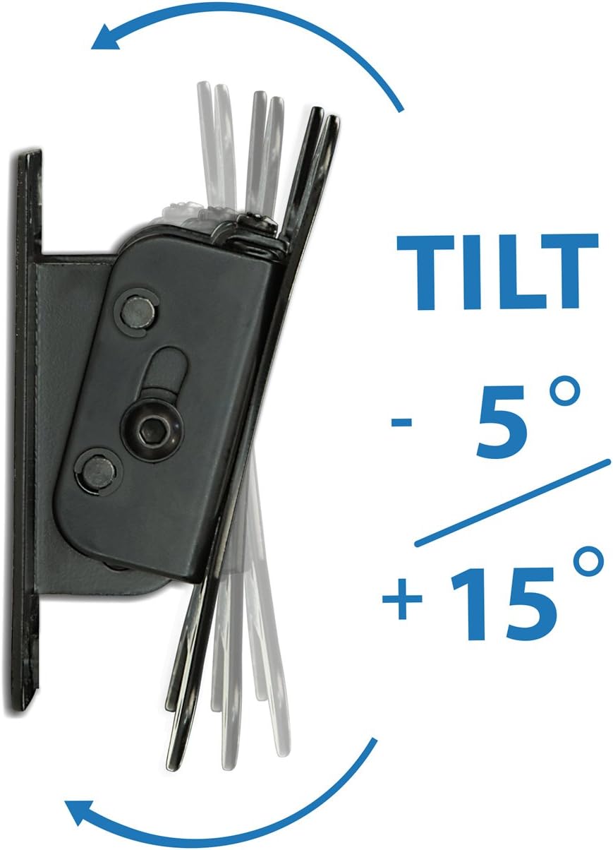 Mount-It! 13-32 Inch 33 Lbs Small TV Monitor Wall Mount | Quick Release | Fits LCD/LED Screen | Max | Slim Tilting