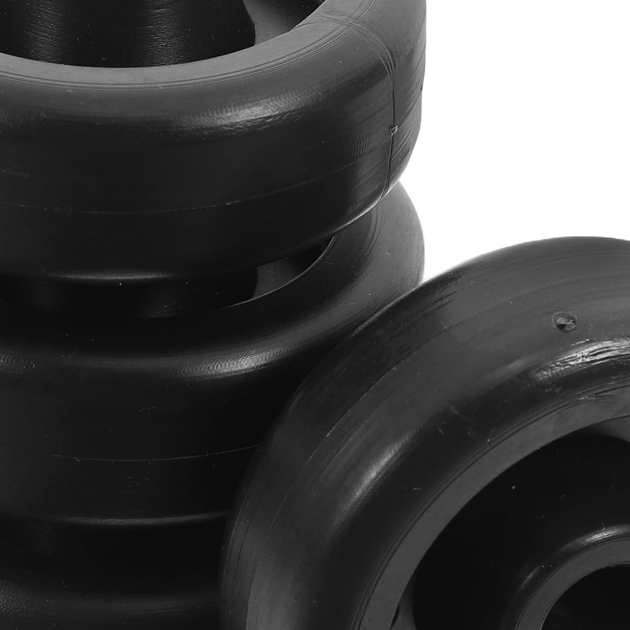 BCOATH Replacement Roller Wheels for Fitness Equipment 4-Pack Wear-Resistant Exercise Roller Wheels Compatible with Treadmills and Stationary Bikes Easy Mobility Fitness Spare Parts 2.08In