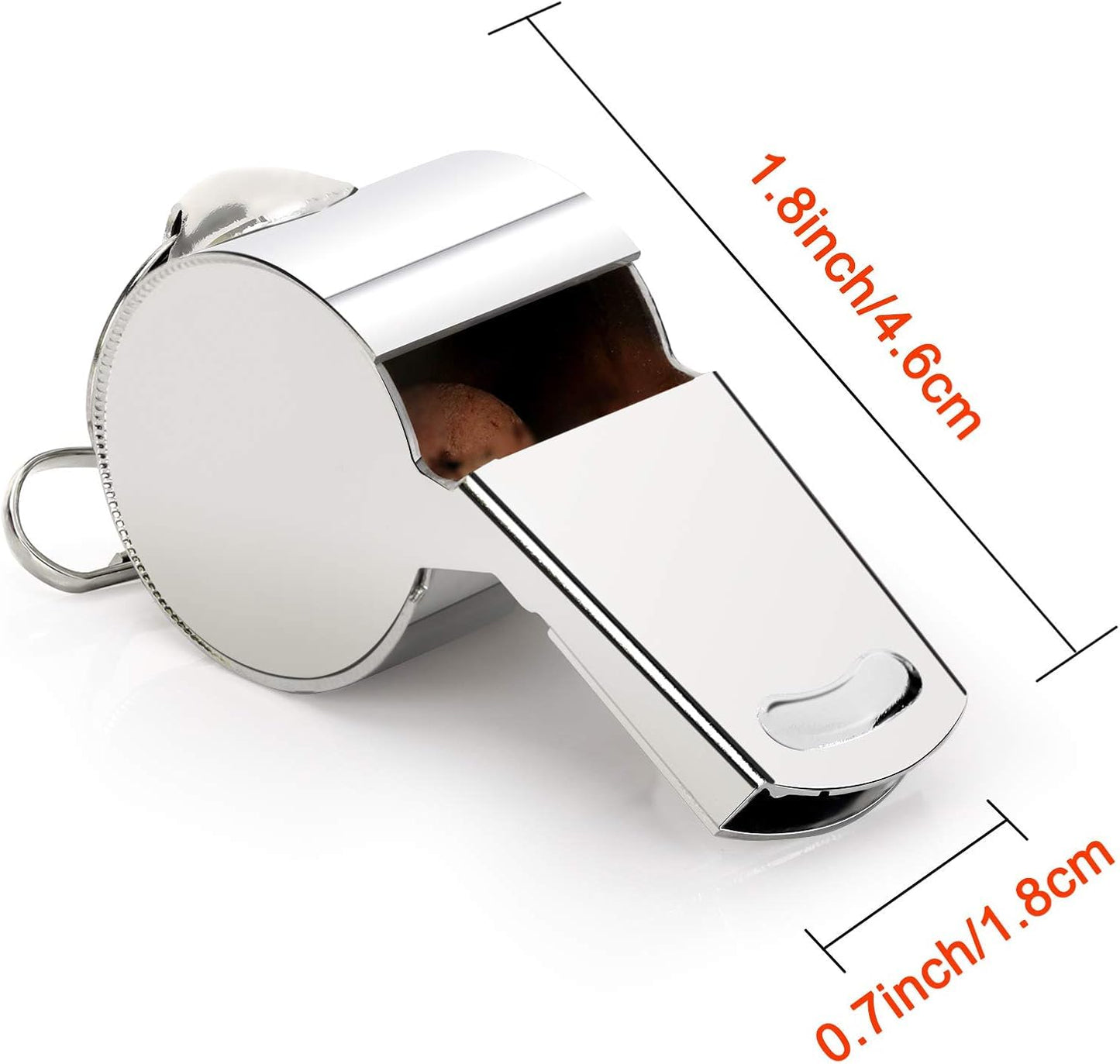 Fya Whistle, Stainless Steel Super Loud Sports Whistle with Lanyard, Perfect for Referees, Coaches, Polices, Outdoor Sports, Emergency
