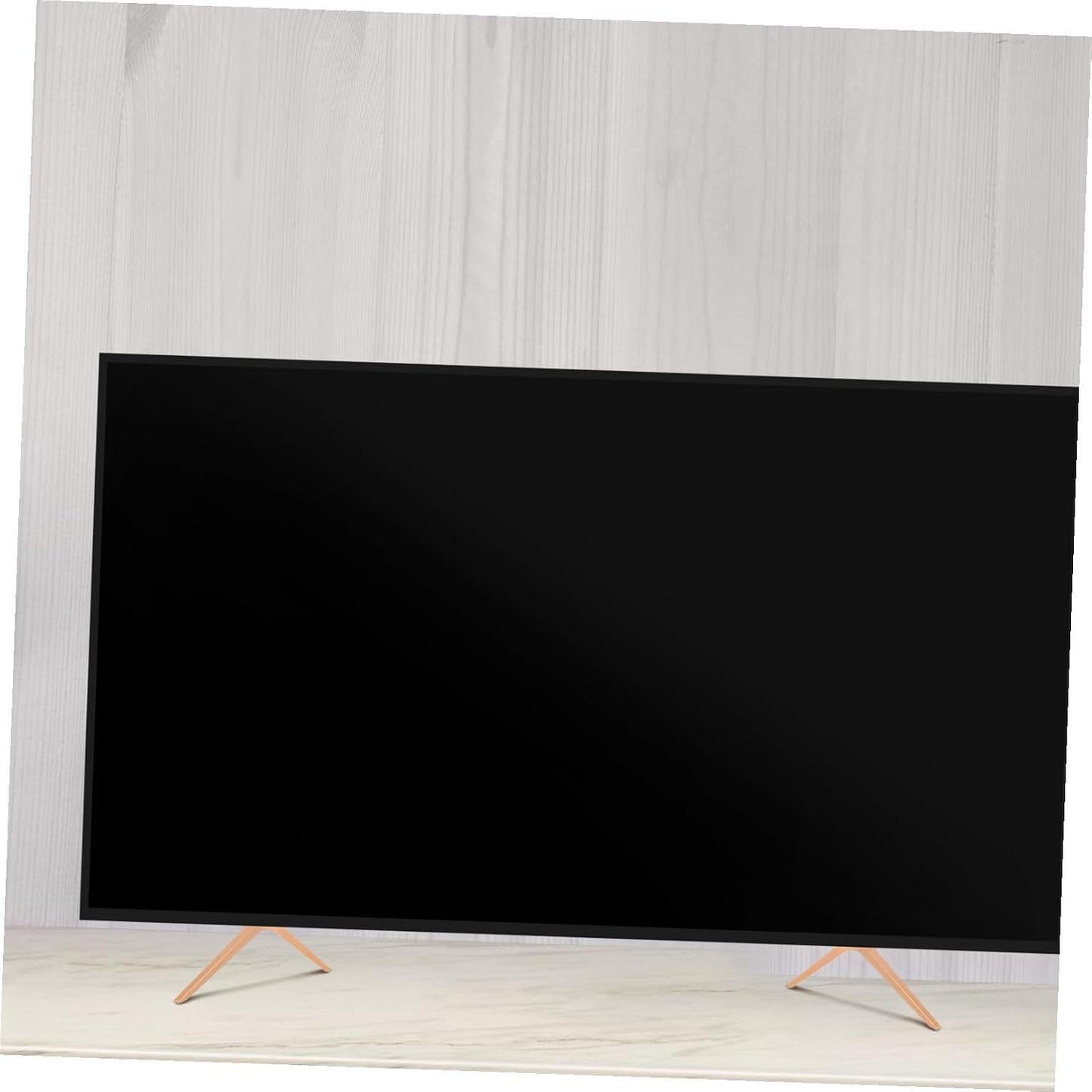 VOSAREA 1pair Tv Stand Legs Adapter for Small Spaces Sturdy Tabletop Mount for Corner Use Easy Installation Stylish