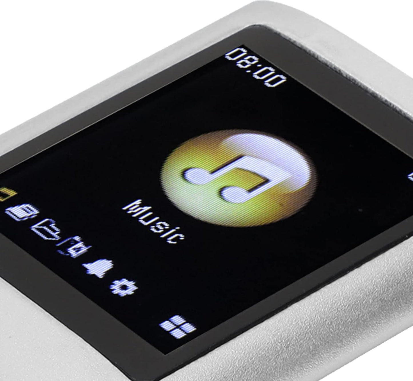 Akozon MP3 Player,MP3 1.8 Inch MP3 Player Stylish Multifunctional Lossless Sound Slim LCD Screen Portable Player