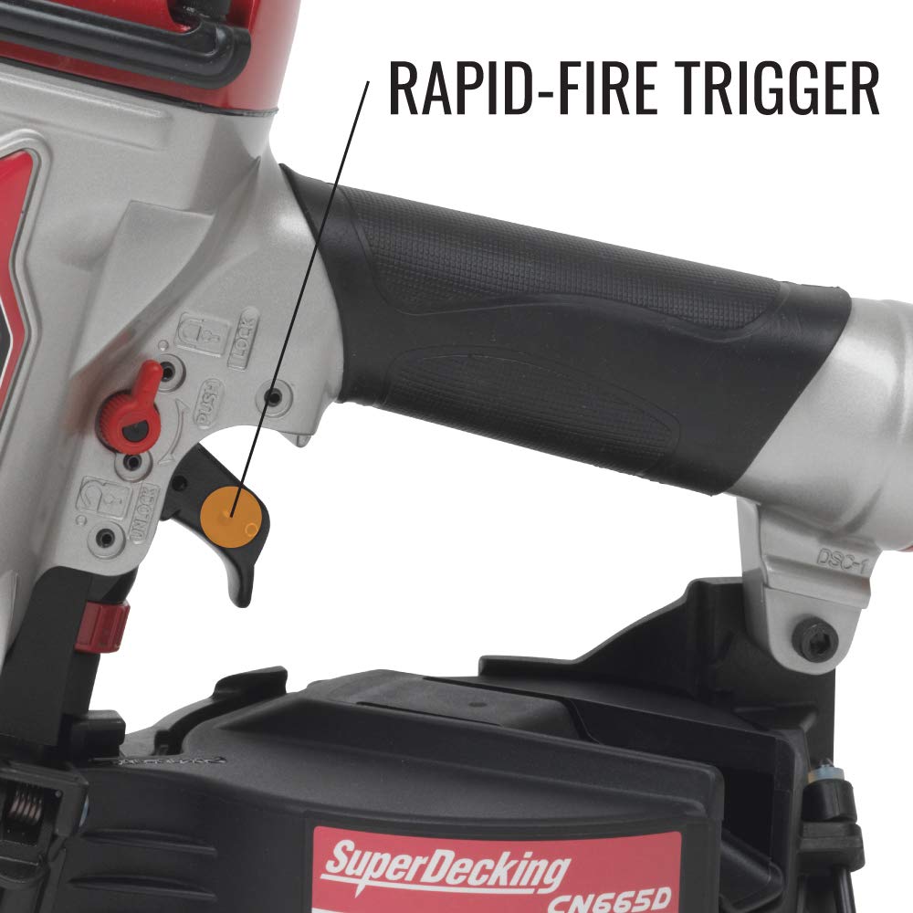 MAX USA SuperDecking CN665D Decking Coil Nailer up to 2-1/2"