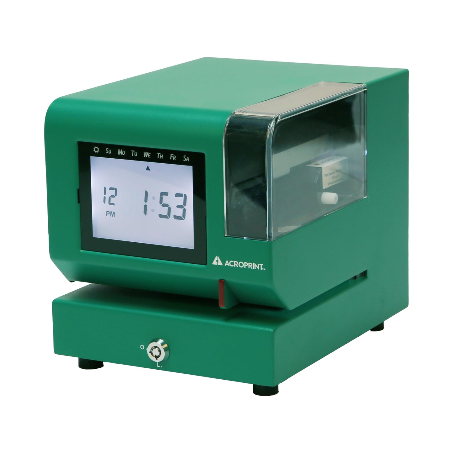 Acroprint M150MC4 Heavy-Duty Digital Time Recorder, Steel Construction, Backlit LCD
