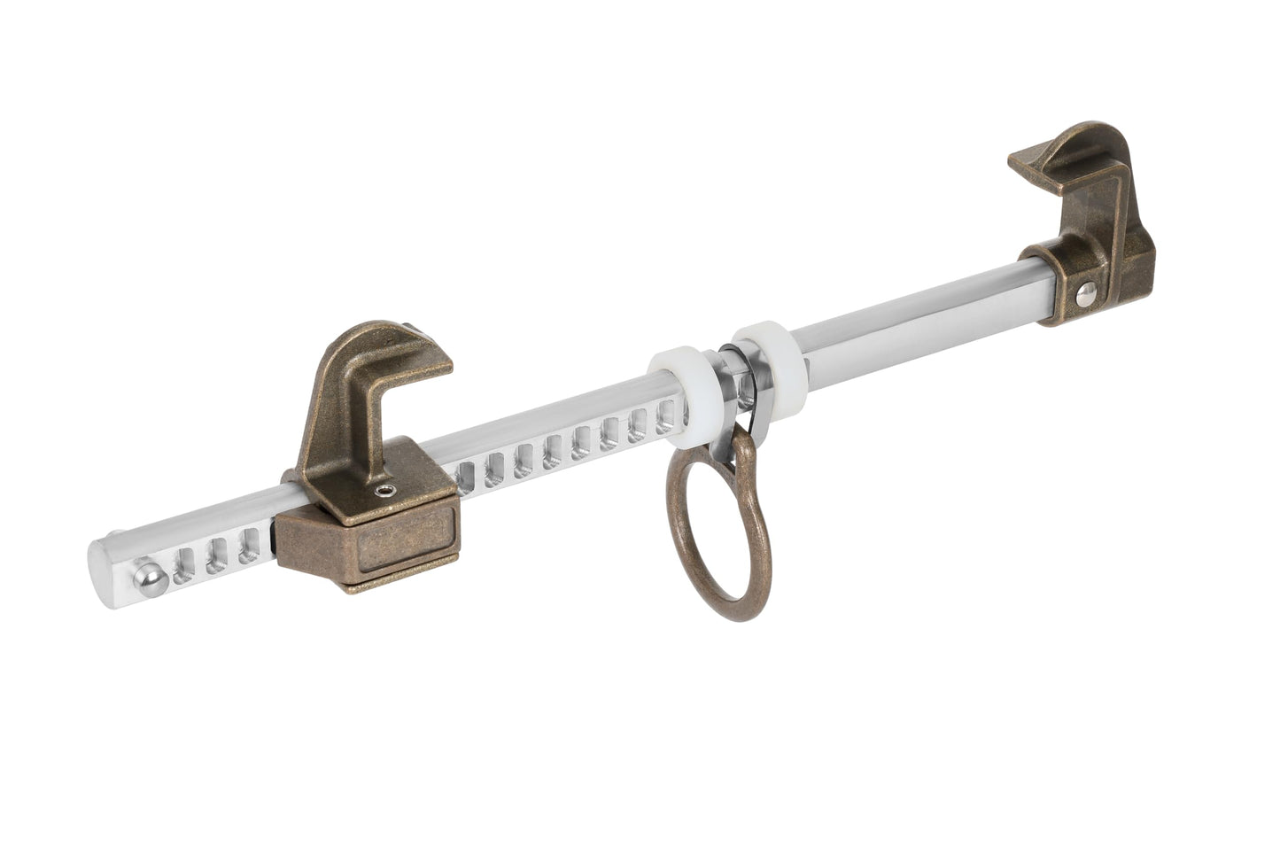 Aluminum Sliding Beam Anchor, Adjustable To Fit I or H Fall Protection Beam Anchor with Flange Widths Ranging From 3.5" to 14”,Meets or Exceeds ANSI & OSHA