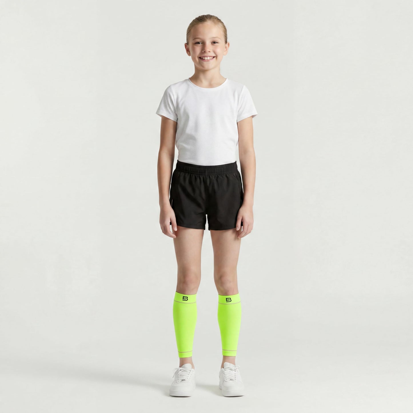 NMK Calf Compression Sleeve for Kids Moisture-Wicking Leg Comfort for Running Sports & Active Daily Wear