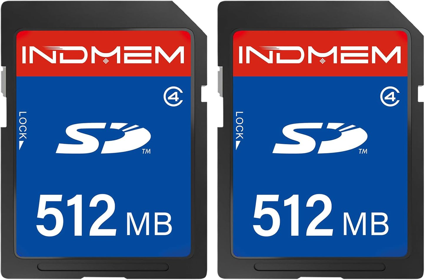 elecacc 512MB (2 Pack), 4 MLC 512MB(2pc) SD Card Class Flash Memory Cards Stanard Secure Digital Cards