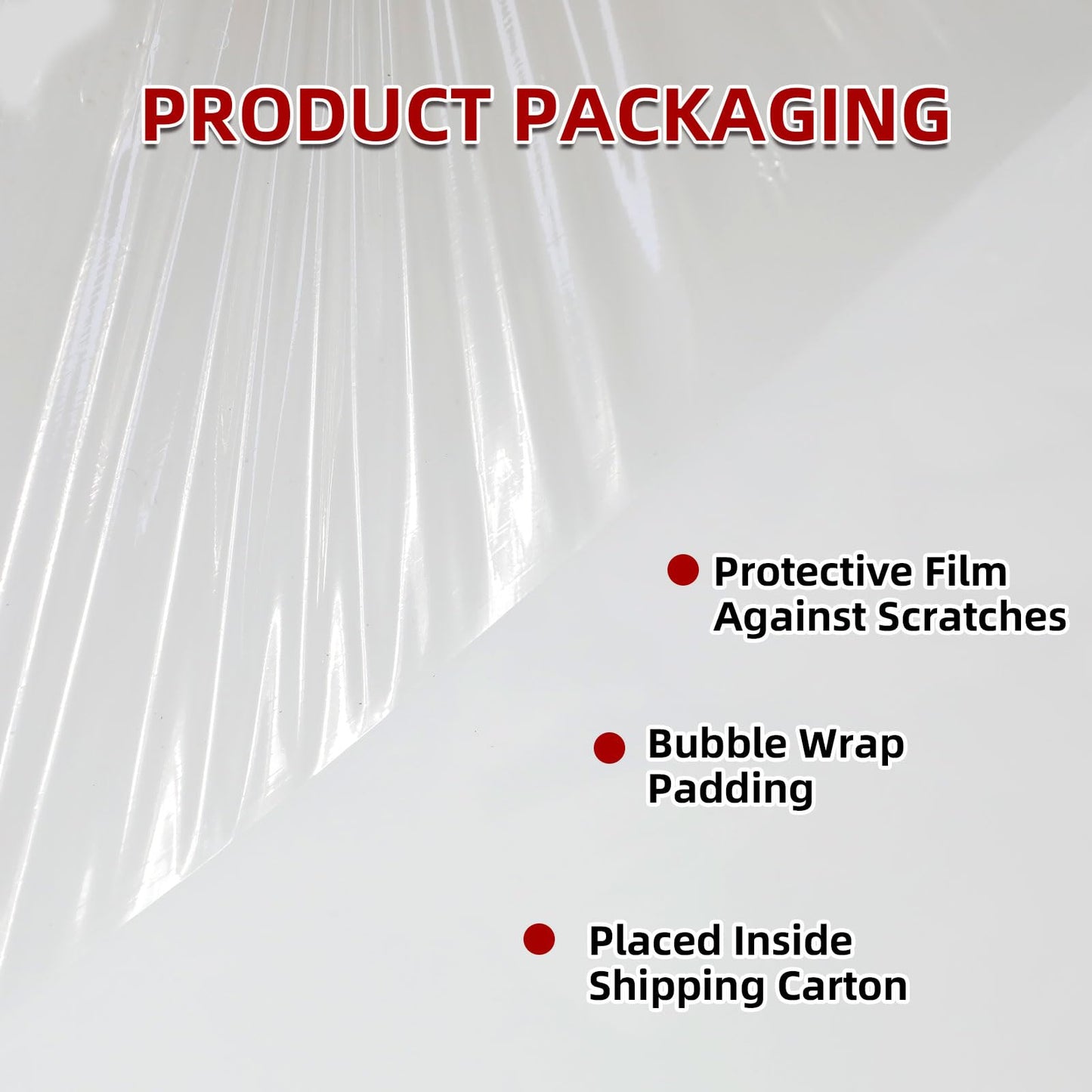 ATOLS HDPE Sheet, 1/2" Thick White/Black HDPE Plastic Board, 48"x24" High Density Polyethylene Sheet for DIY Crafts, Industrial Use & Marine Starboard