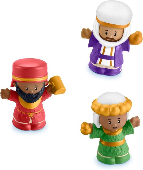 Fisher-Price Little People Nativity Set - Musical & Light-Up Christmas Toy for Kids Ages 1+ | 18 Pieces